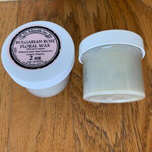 NEW, 2 2oz 100% Organic Bulgarian Rose Floral Wax